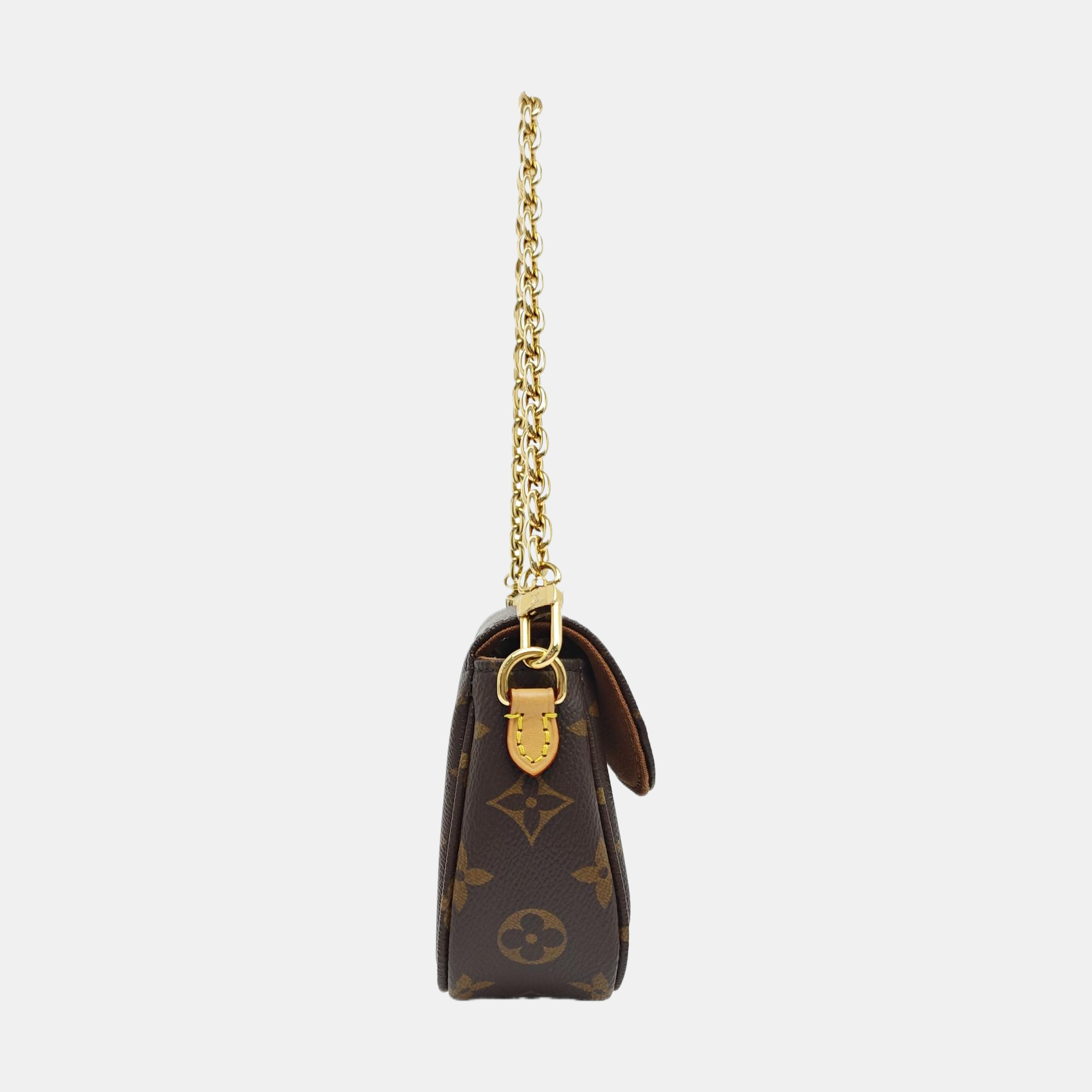 IVY Monogram Coated Canvas Brown
