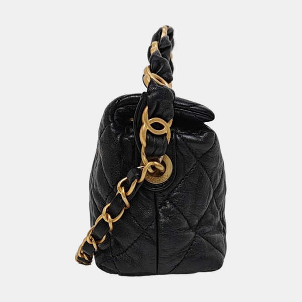 Quilted Lambskin Black