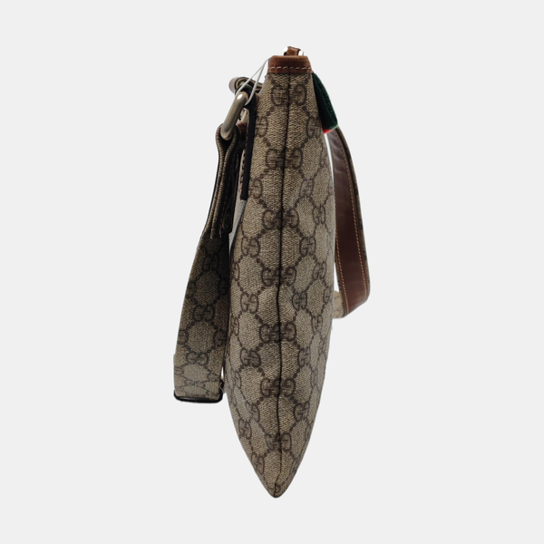 Monogram Coated Canvas Shoulder Bag Brown