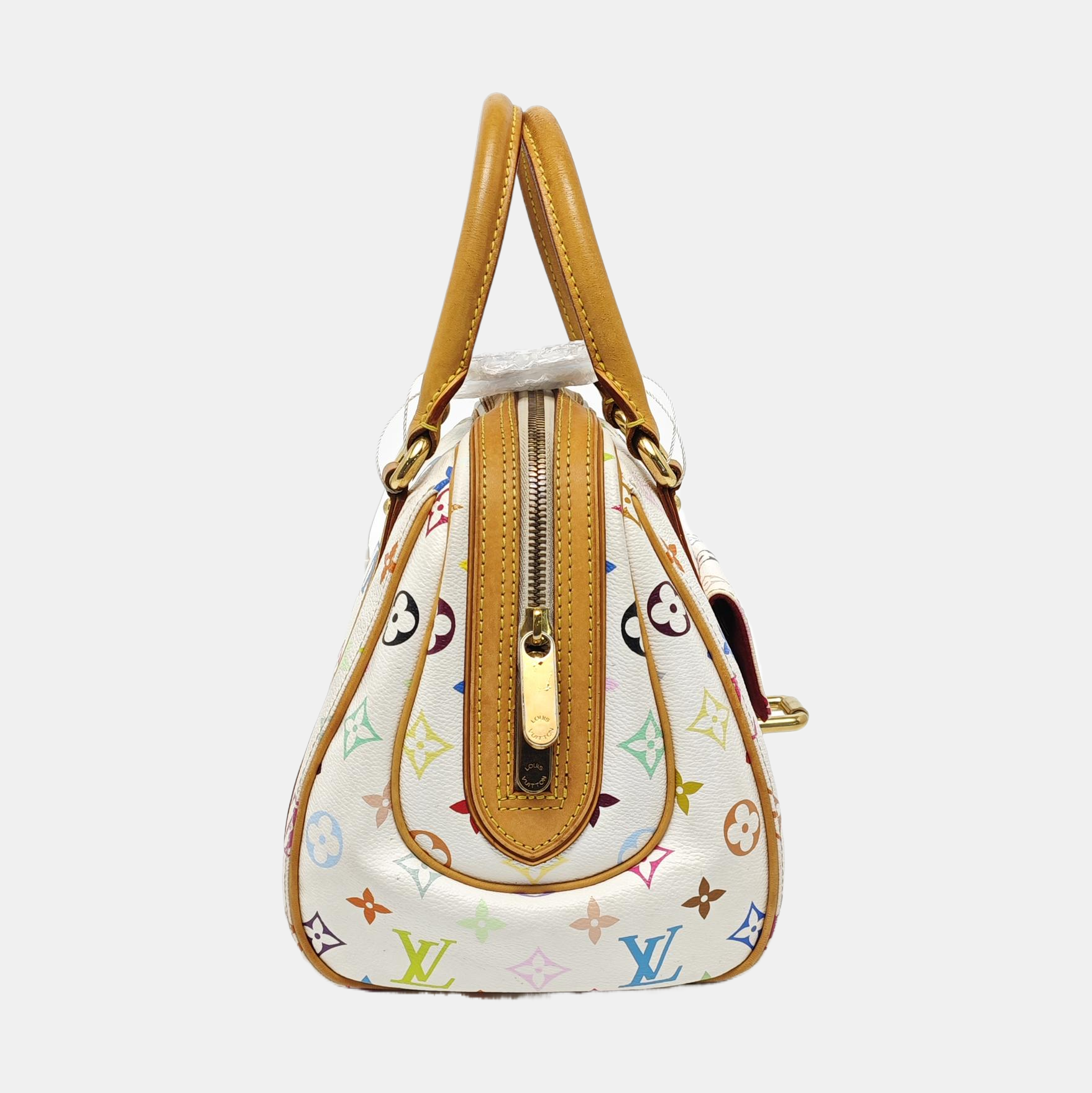 LV × TM PRISCILLA Monogram Coated Canvas White