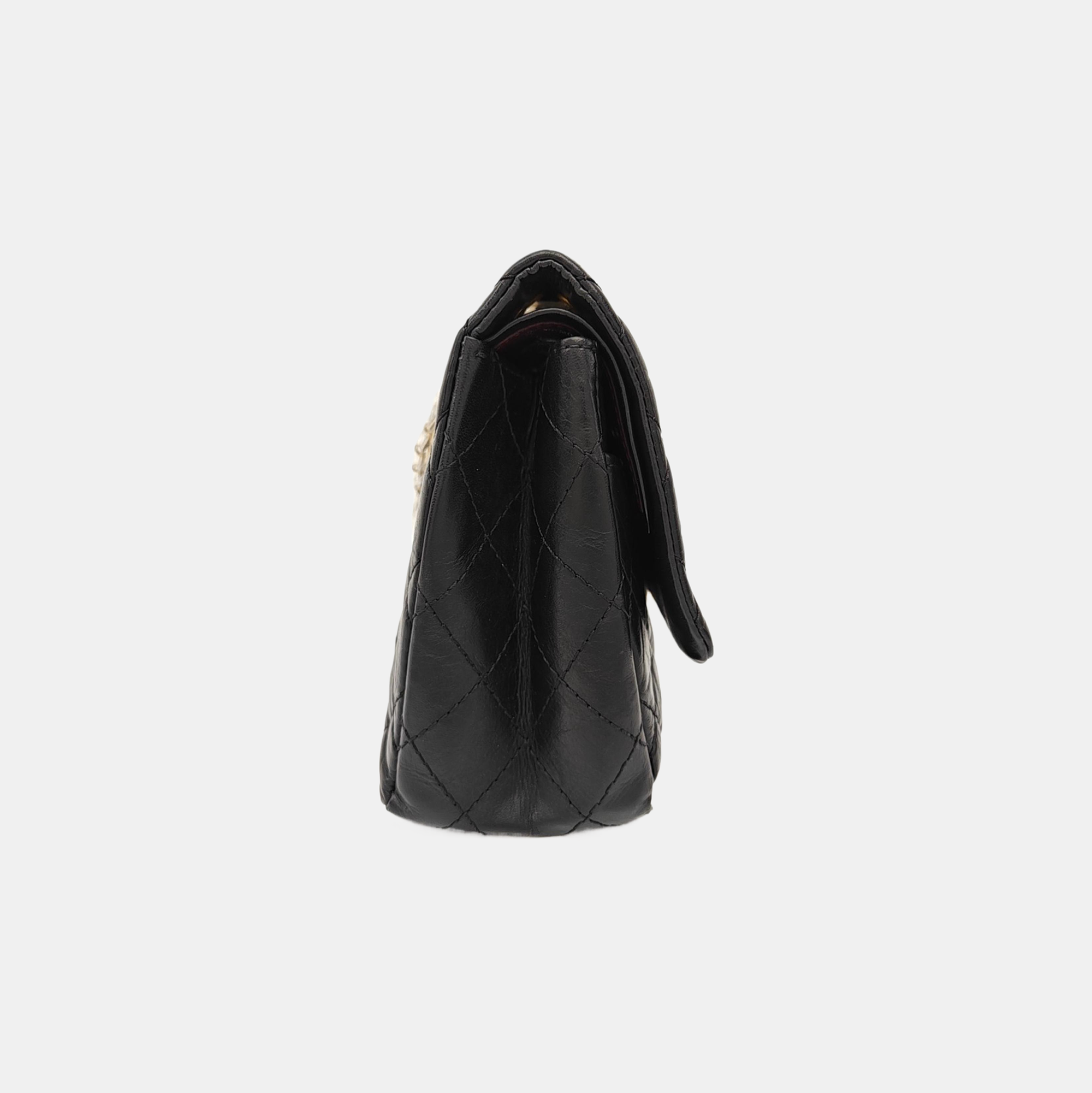 2.55 227 (jumbo) Quilted Calfskin Black