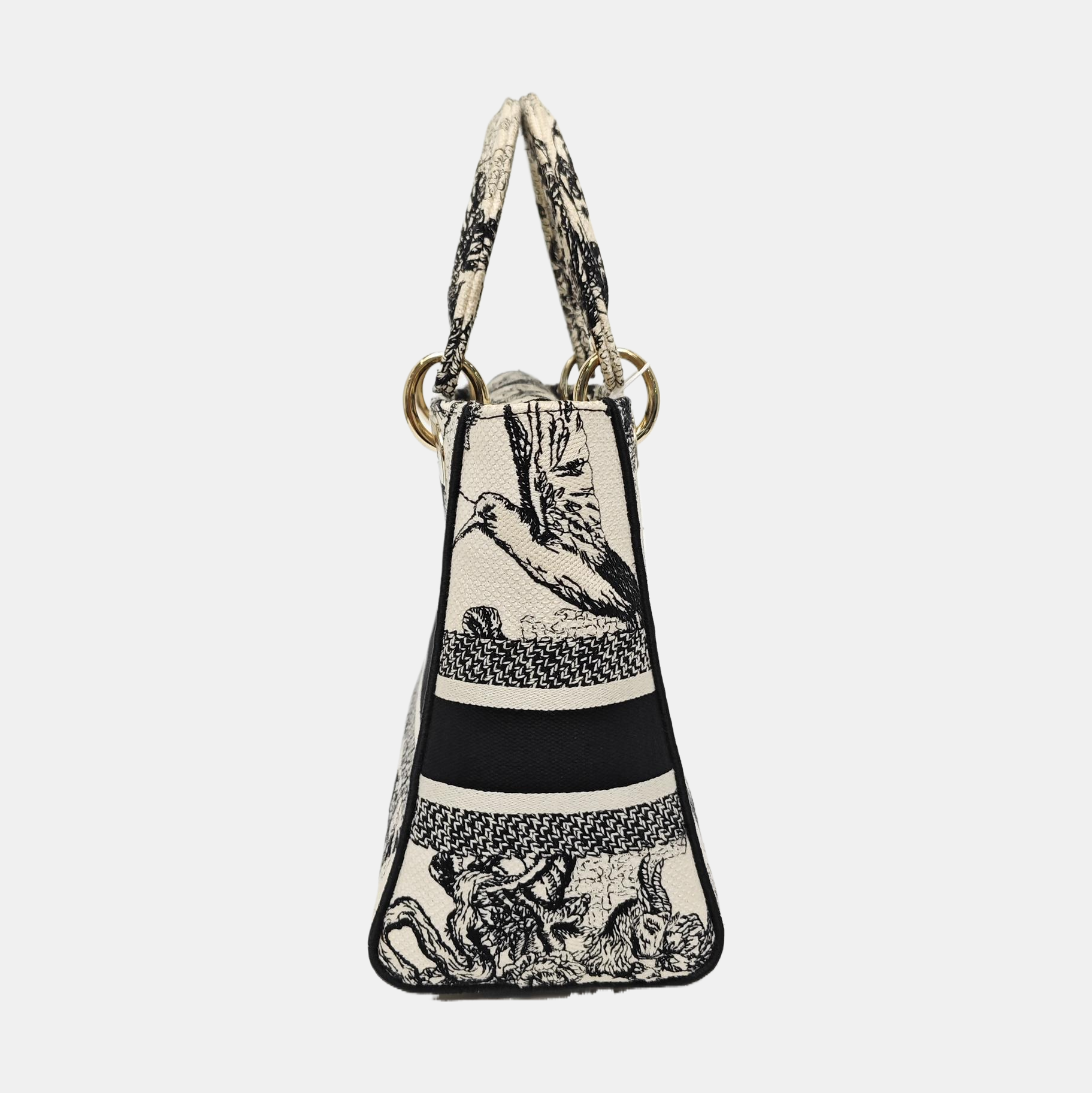 Lady D-Lite Medium Canvas White