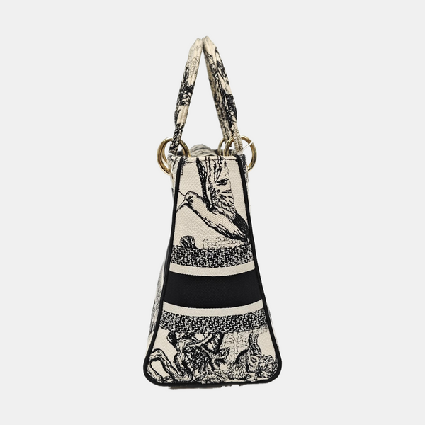 Lady D-Lite Medium Canvas White