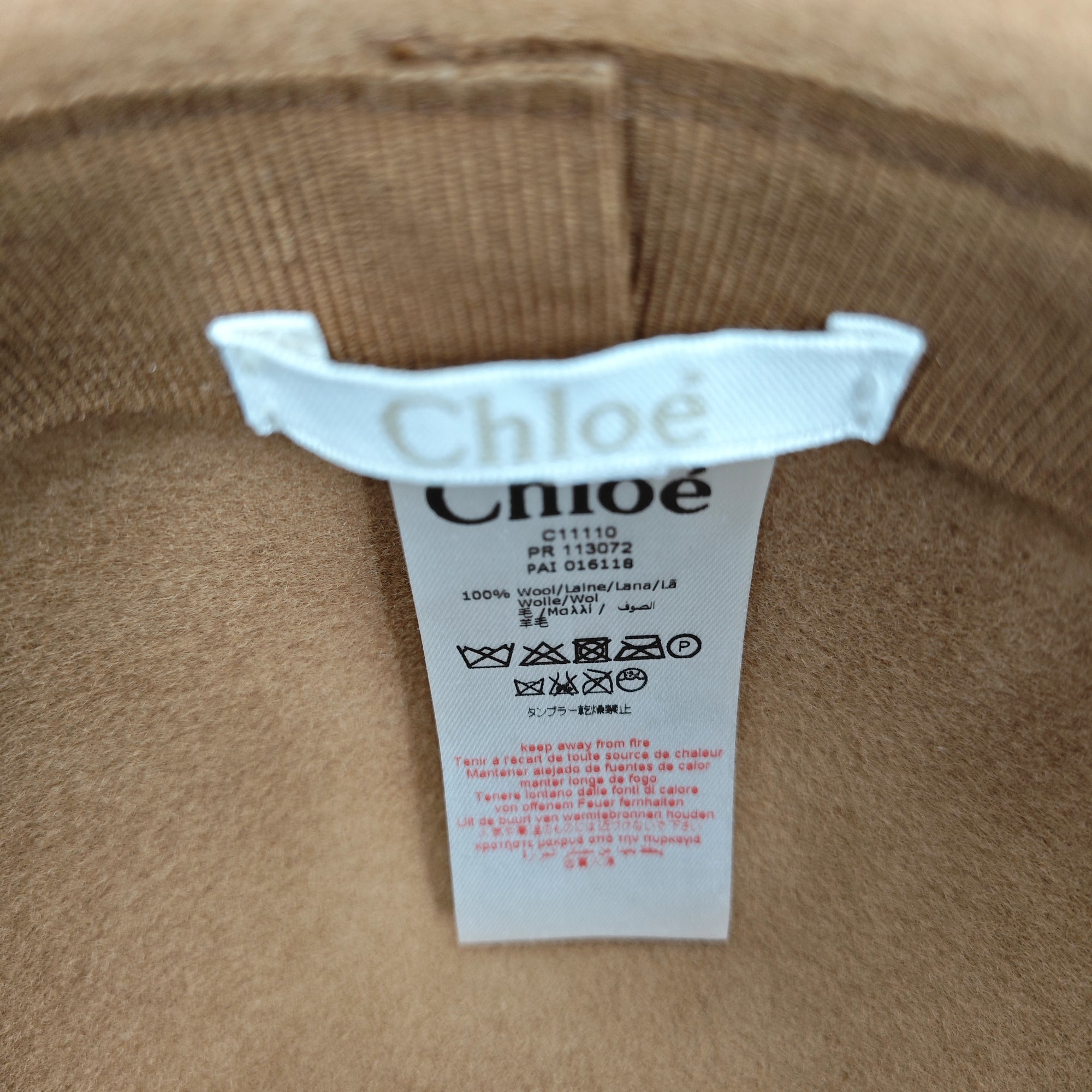 Brown Wool Hat