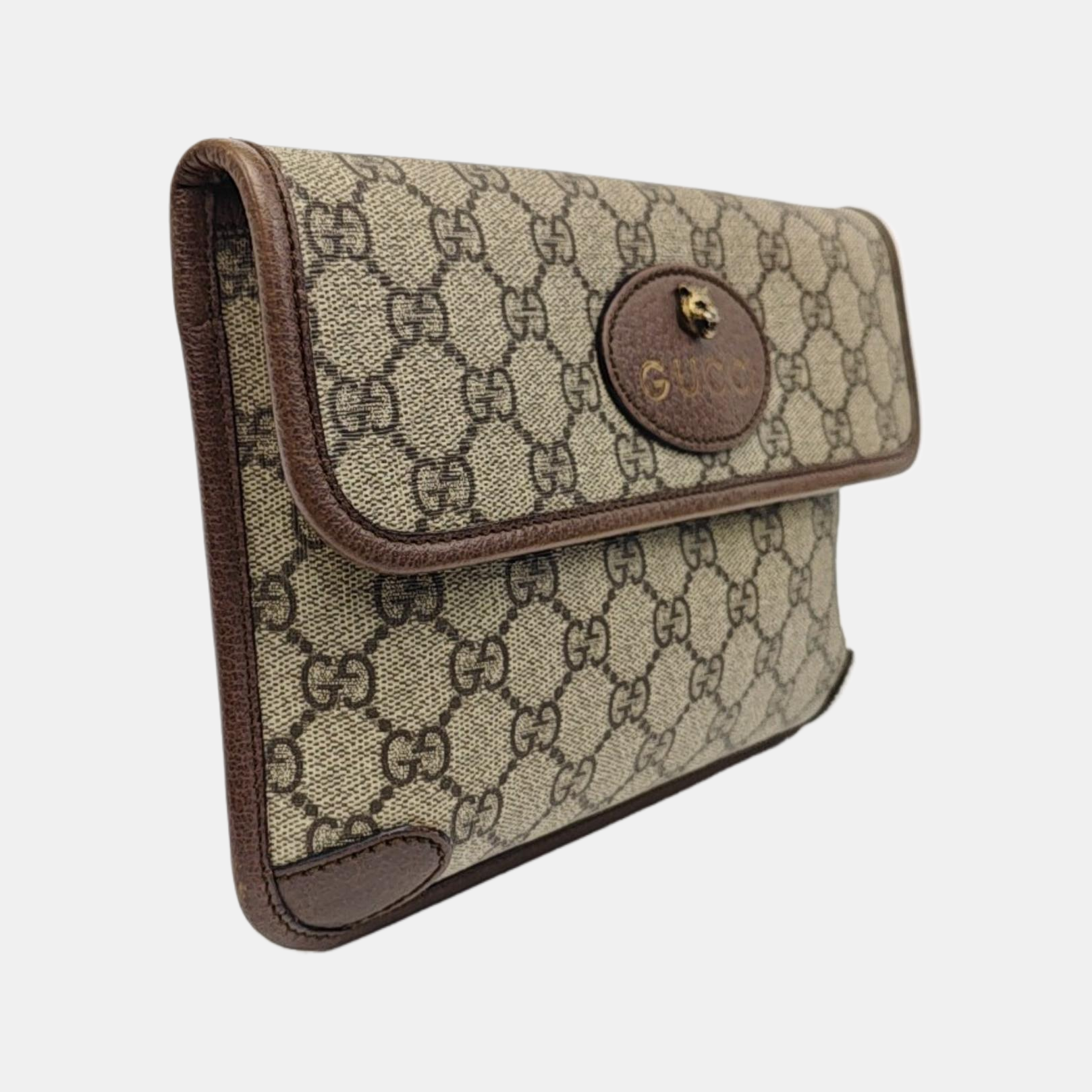 Neo Vintage Monogram Coated Canvas Beige