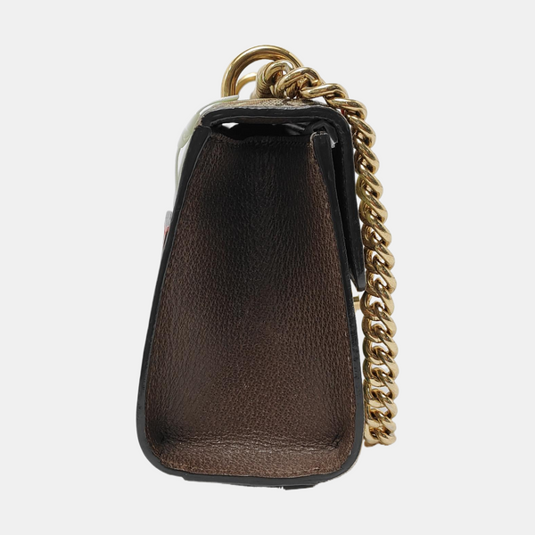 Authenticated pre-owned  Padlock Small Monogram Coated Canvas Multicolor - Crossbody Bag at Looply