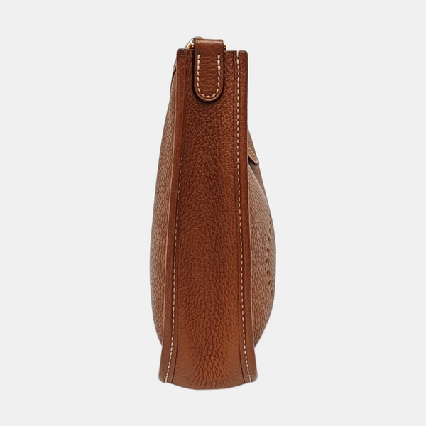 Authenticated pre-owned  Evelyne TPM Clemence Brown - Shoulder Bag at Looply