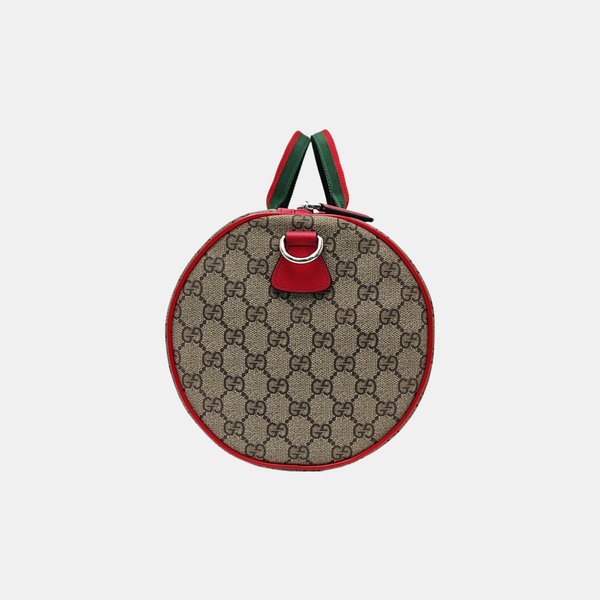 Monogram Coated Canvas Shoulder Bag Black