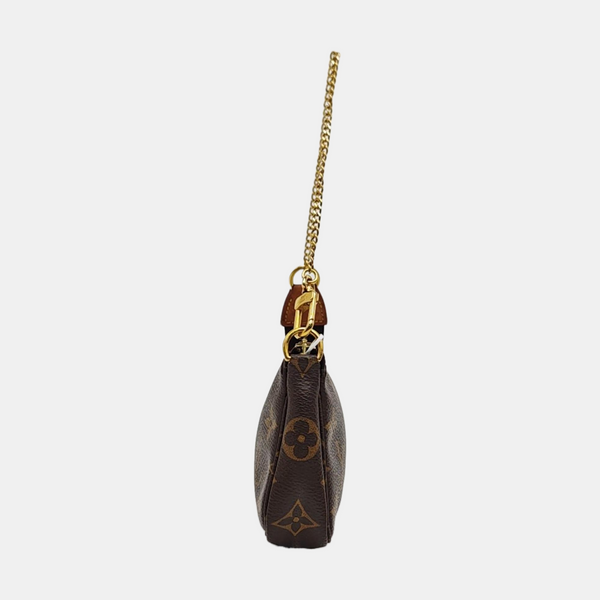 ACCESSOIRES Mini Monogram Coated Canvas Brown