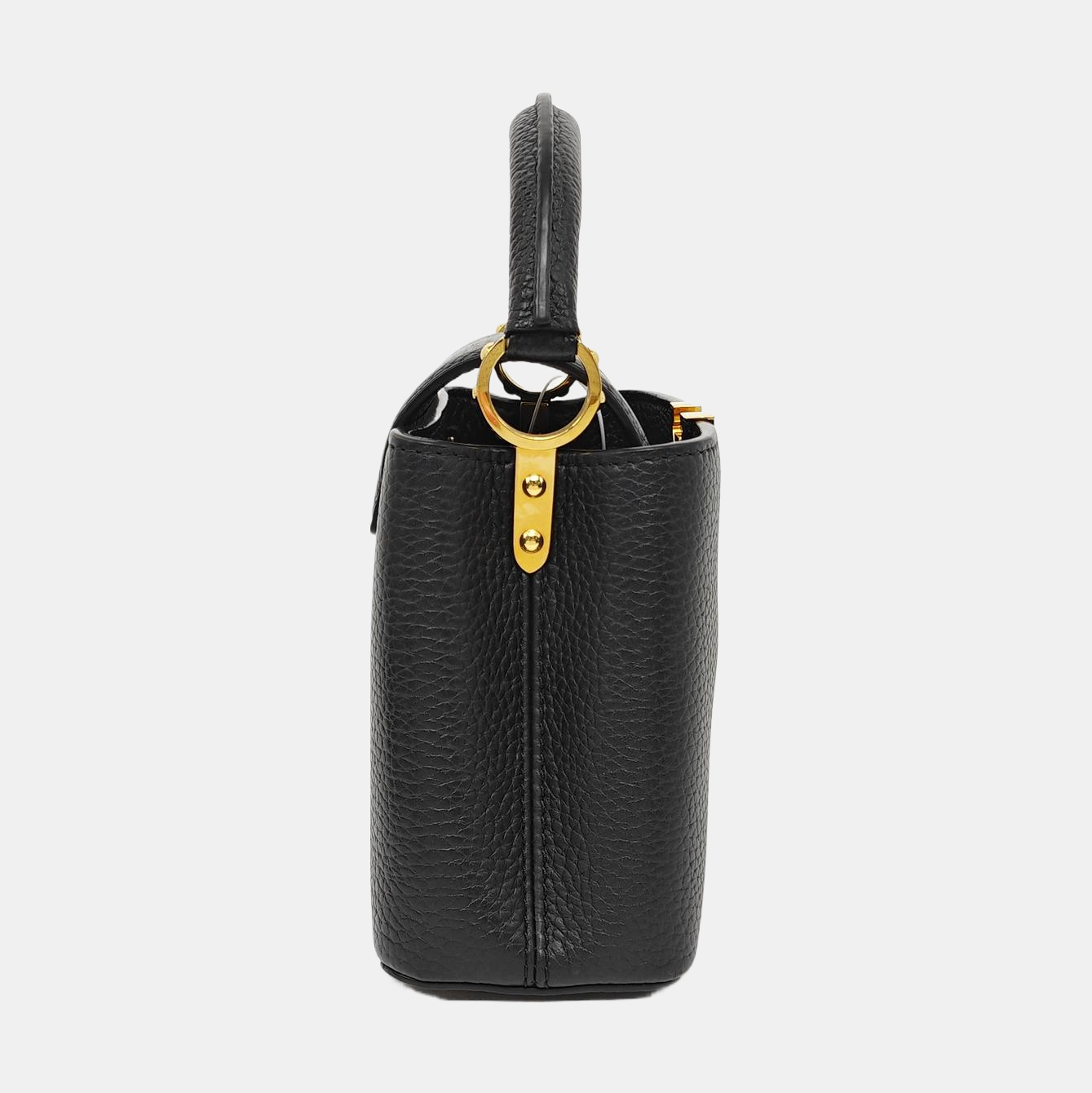 CAPUCINES Mini Calfskin Black