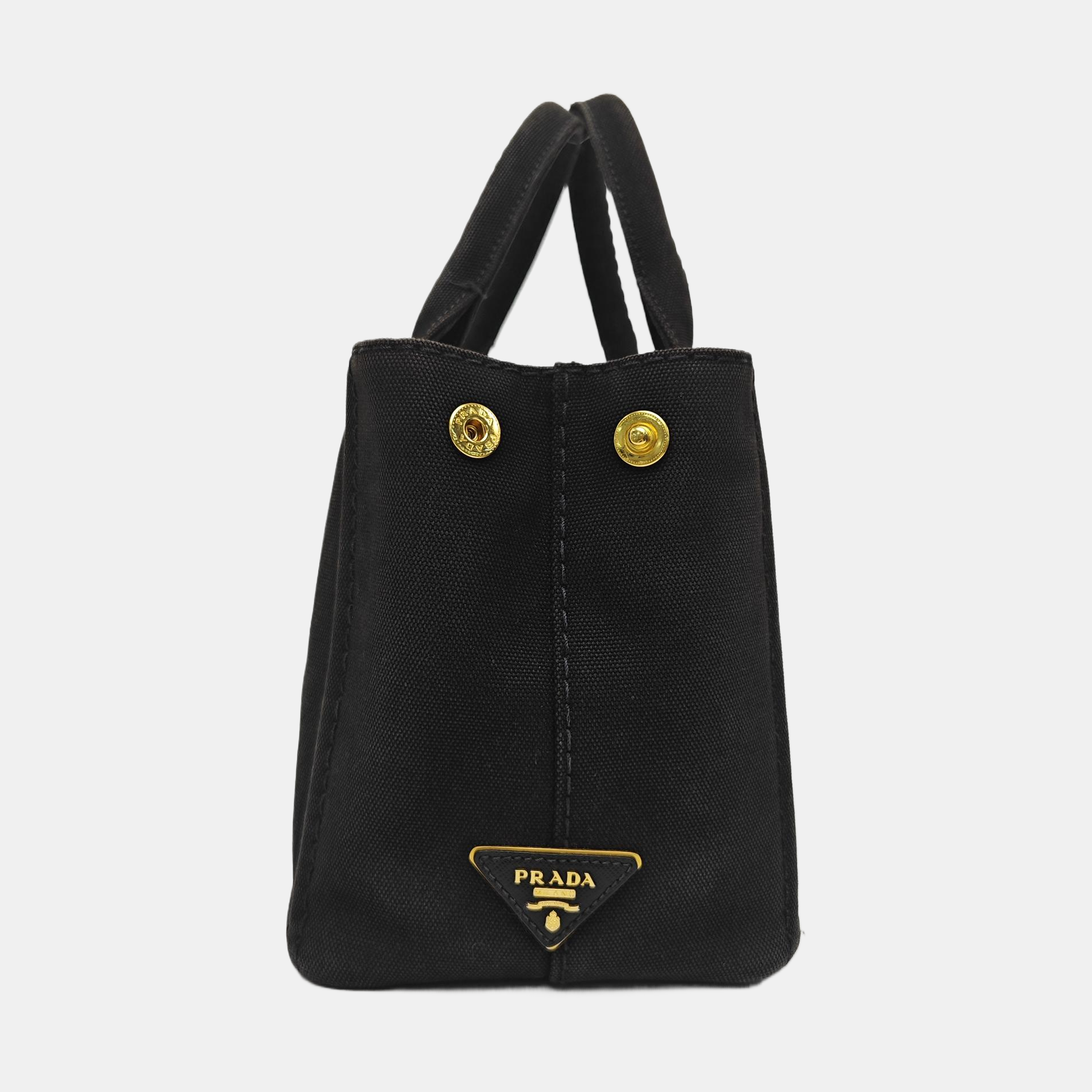 Denim Quilted Canvas Black