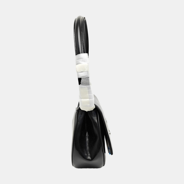Calfskin Shoulder Bag Black