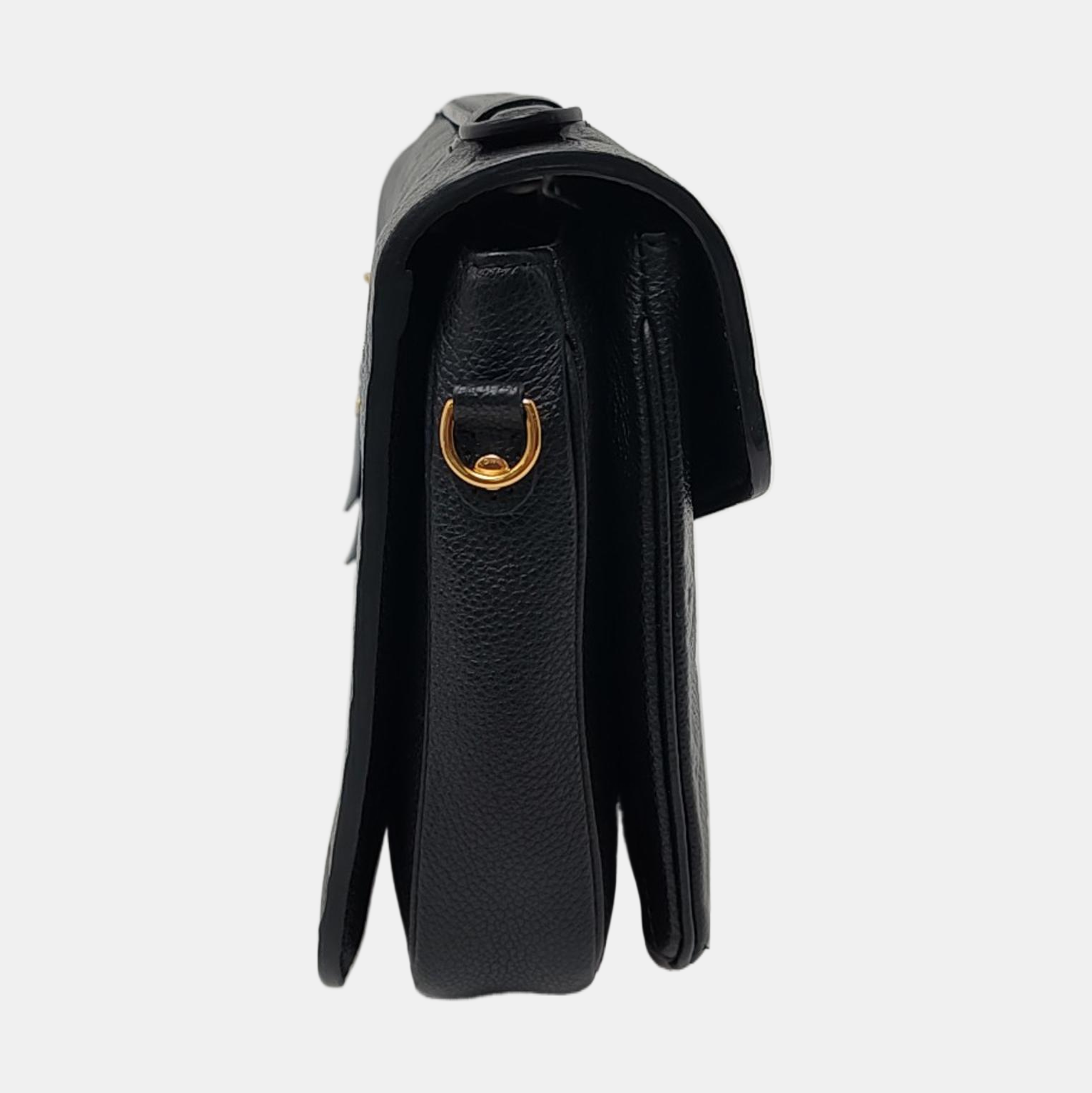 MÉTIS MM Monogram Calfskin Black