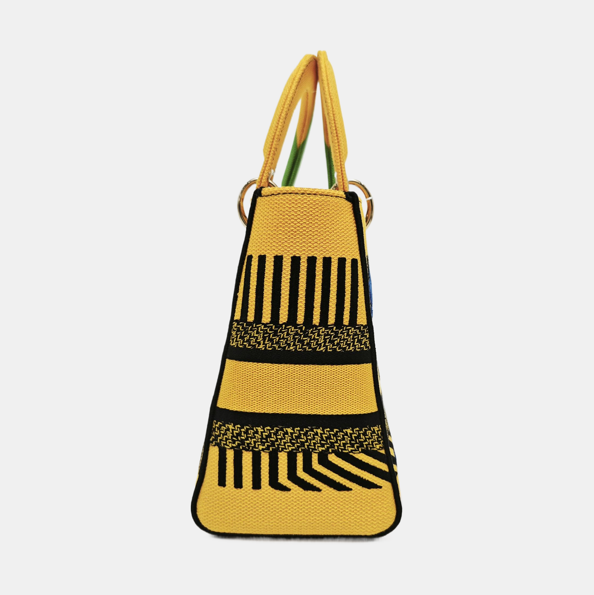 Authenticated pre-owned  Lady D-Lite Medium Fabric Multicolor - Tote Bag at Looply