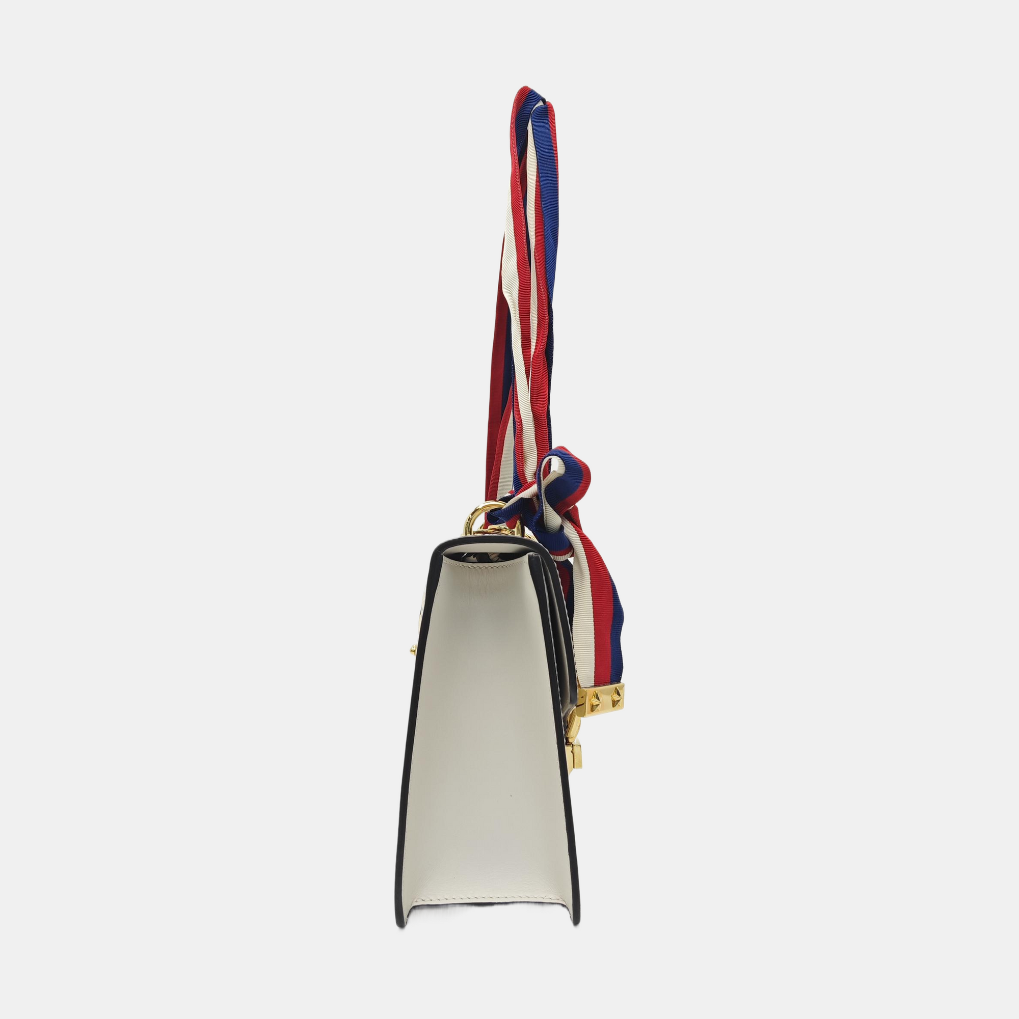 Sylvie Small Calfskin White