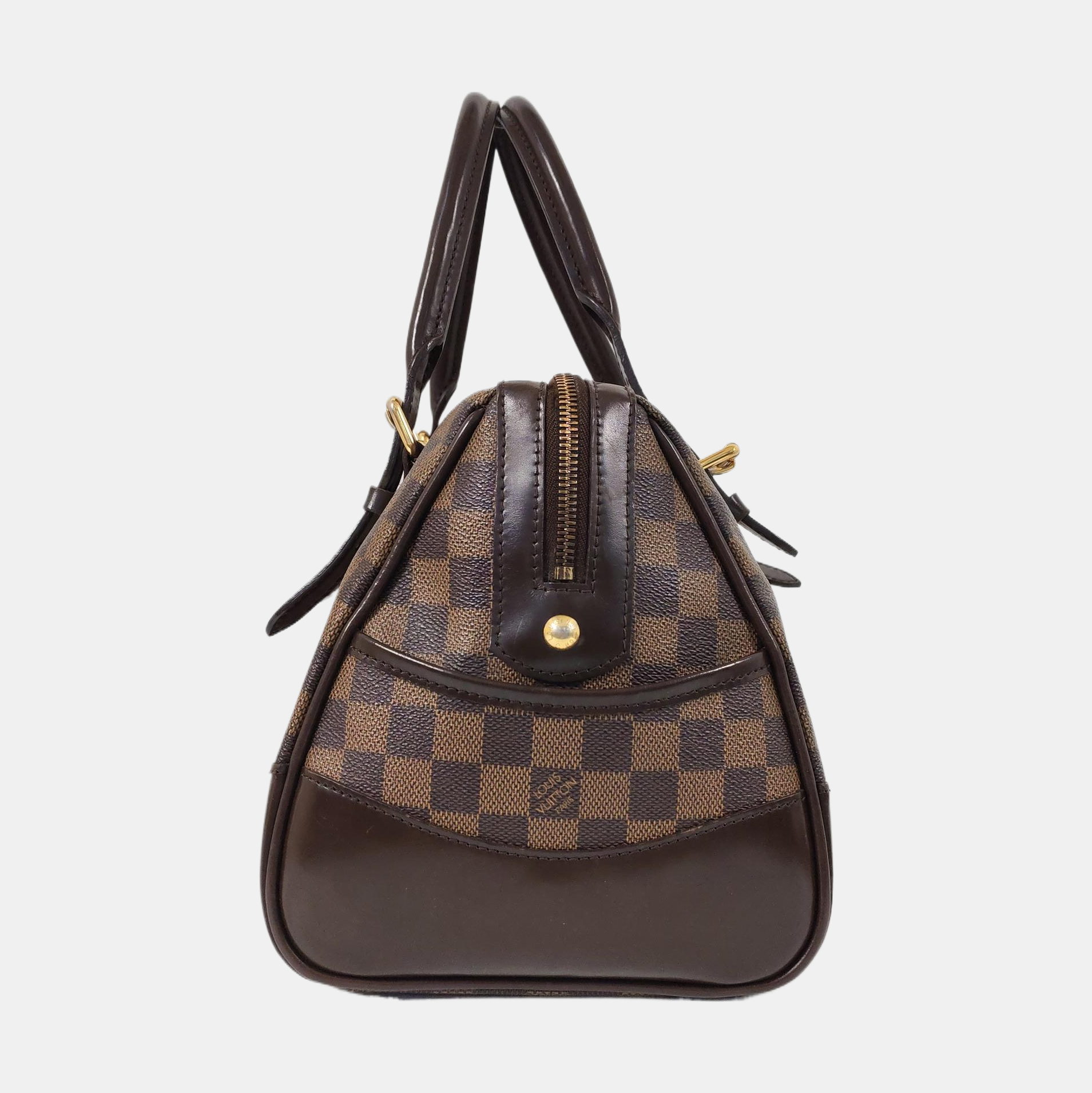 BERKELEY Damier Ebene Coated Canvas Brown