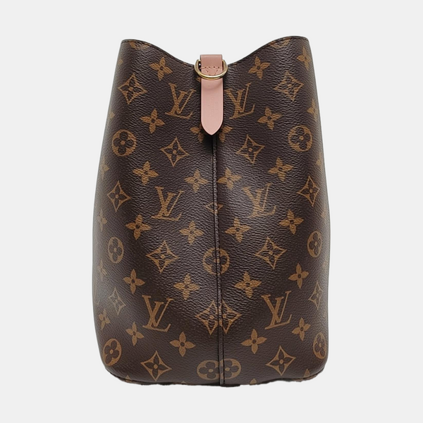 NÉONOÉ MM Monogram Coated Canvas Brown