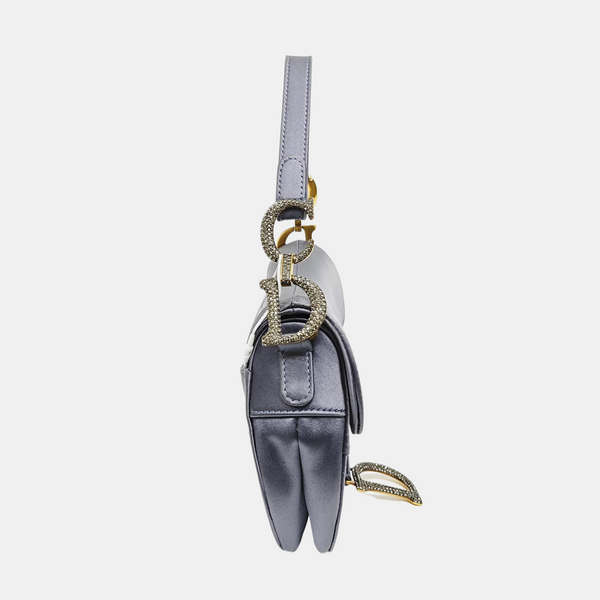 Saddle Silk Satin Blue