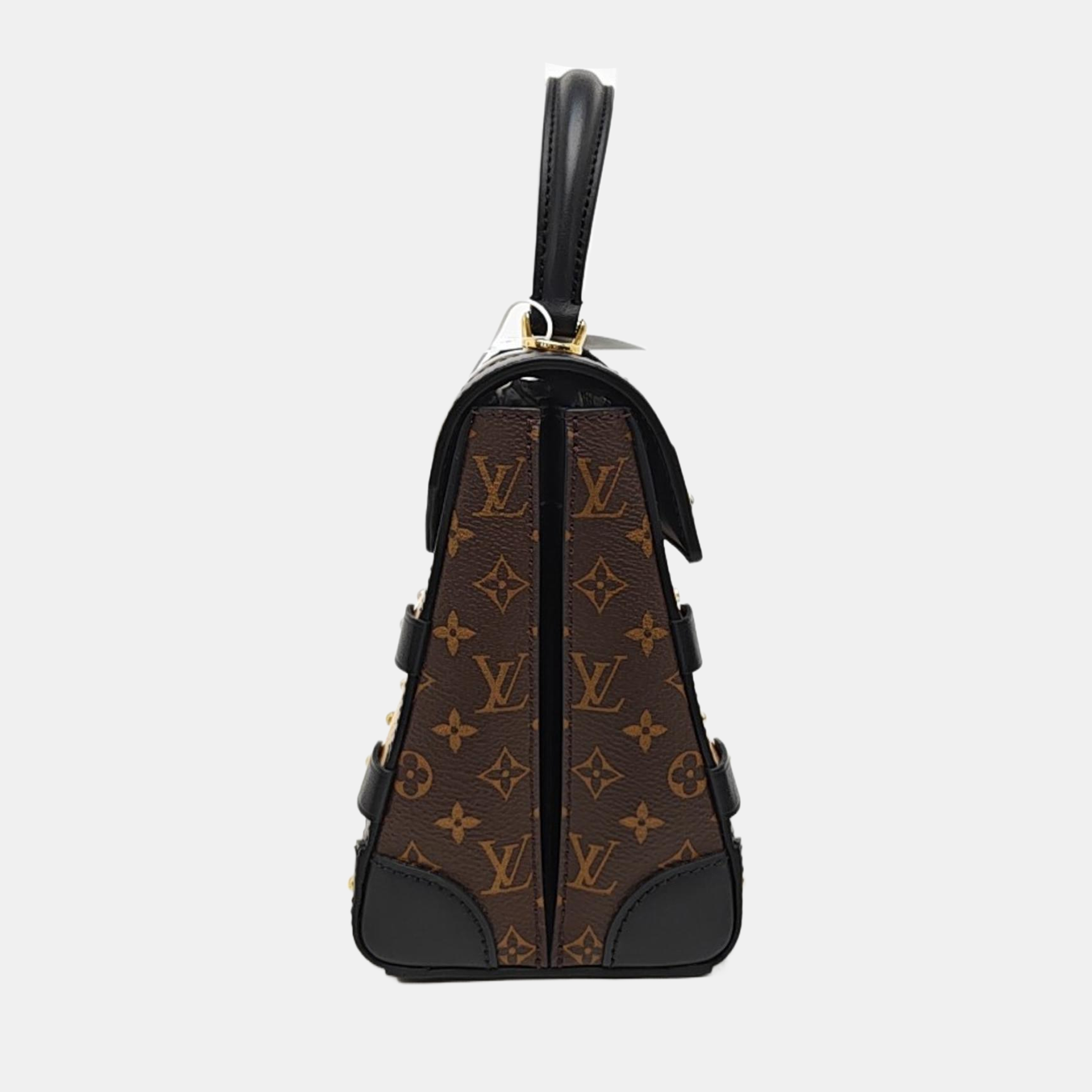 TRIANON PM Monogram Coated Canvas Brown