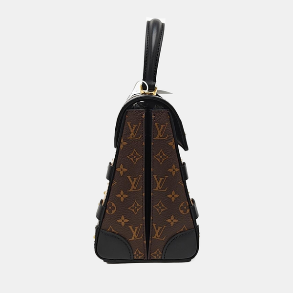 TRIANON PM Monogram Coated Canvas Brown