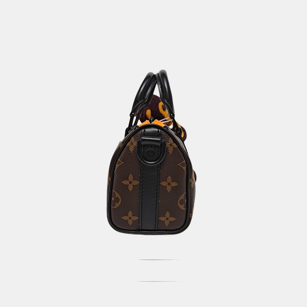 KEEPALL Nano Monogram Coated Canvas Brown