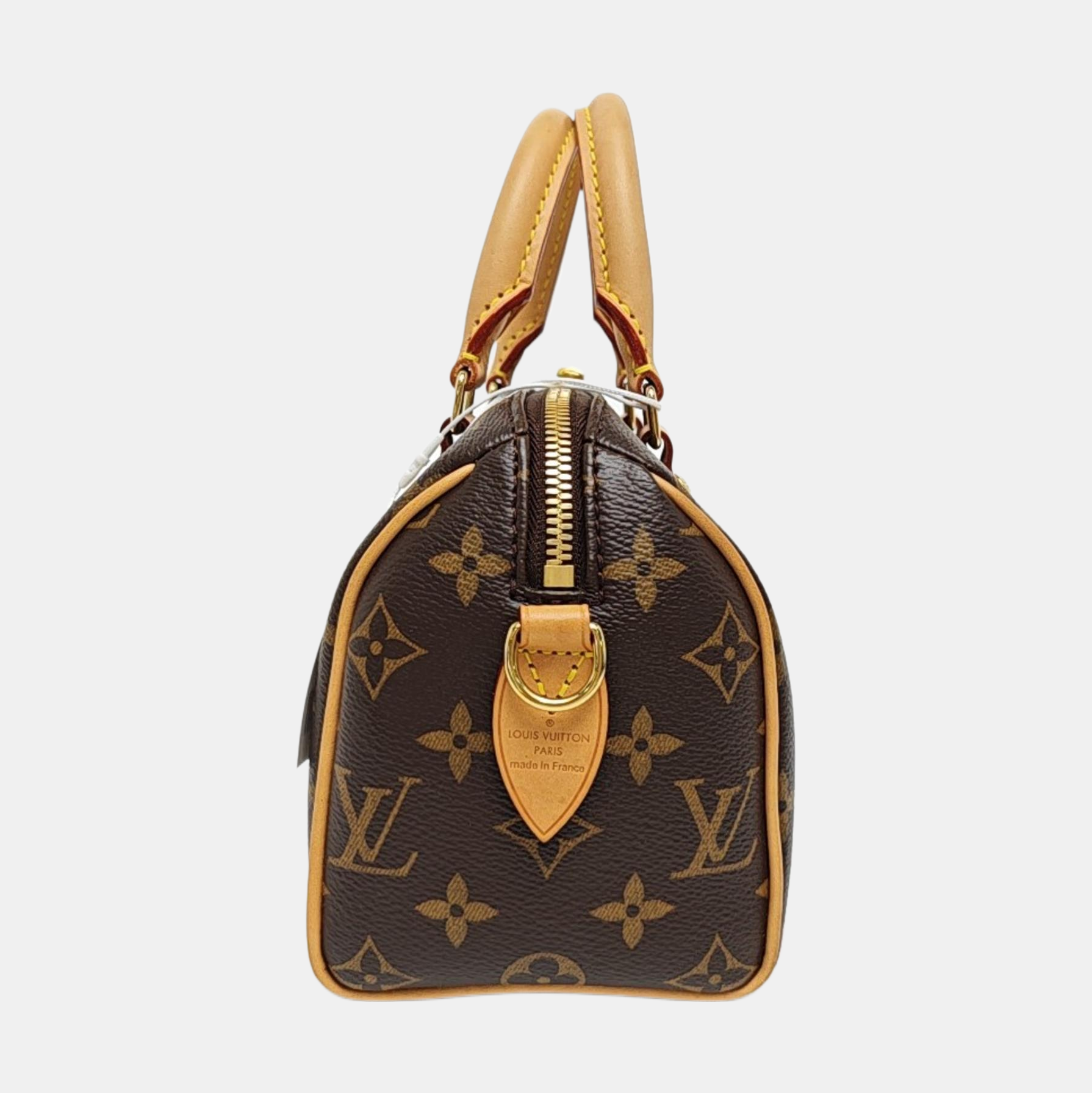 SPEEDY 20 Monogram Coated Canvas Brown