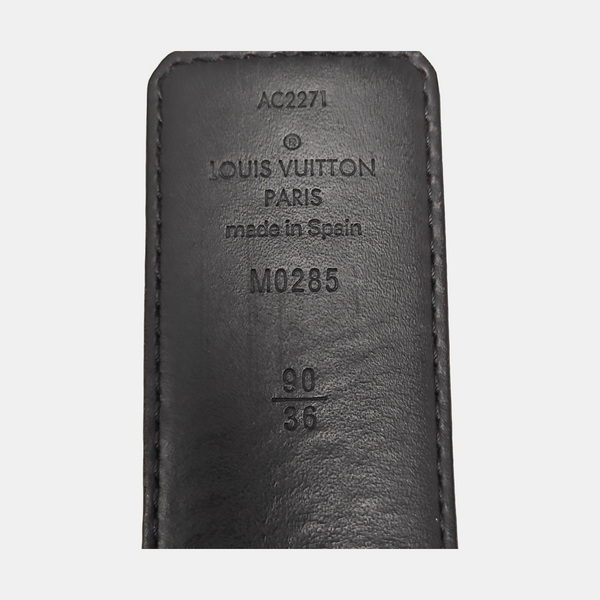 Leather Belt Gray