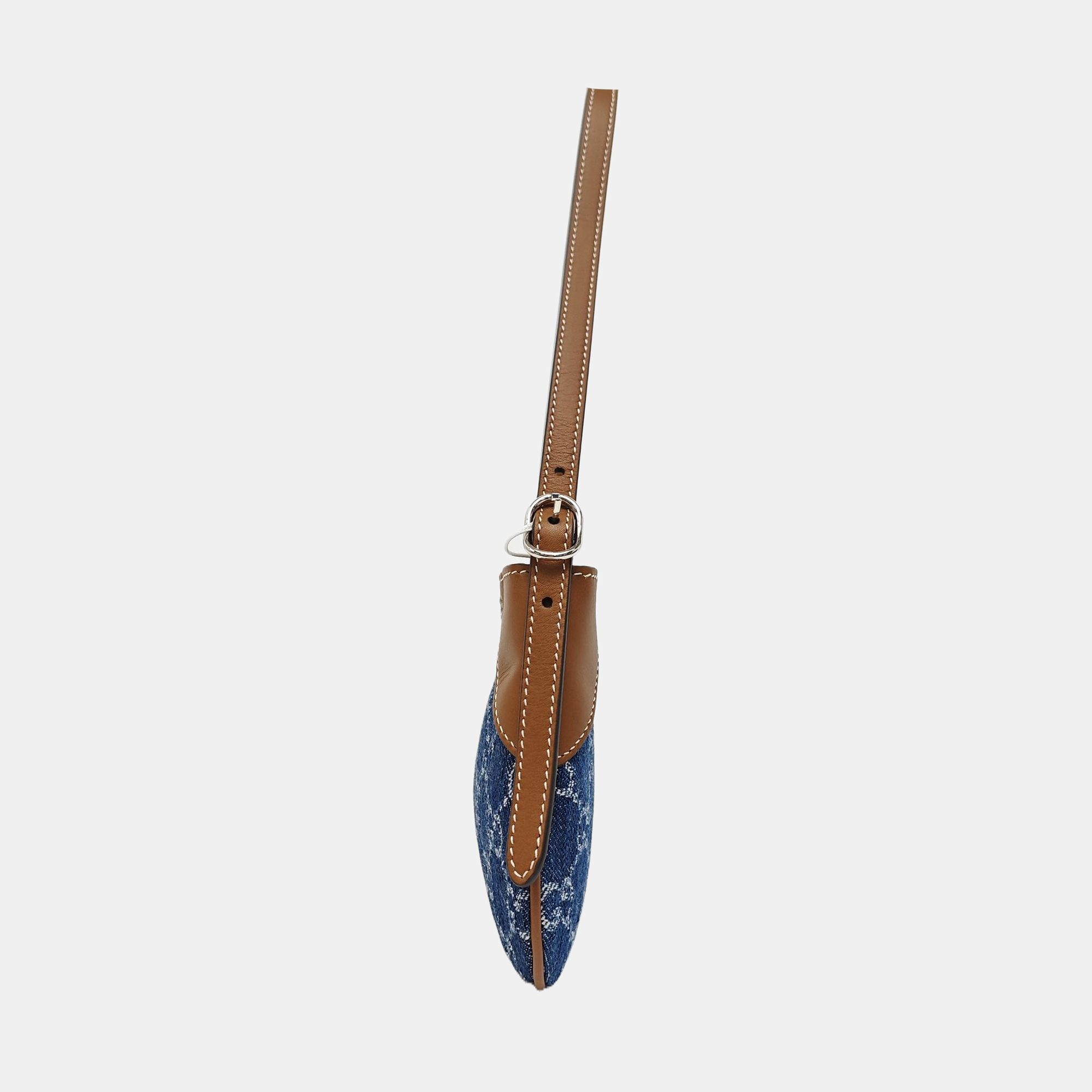 GG Emblem Small Monogram Denim Blue