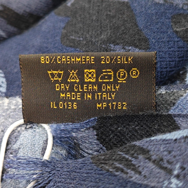 Blue Cashmere Scarf