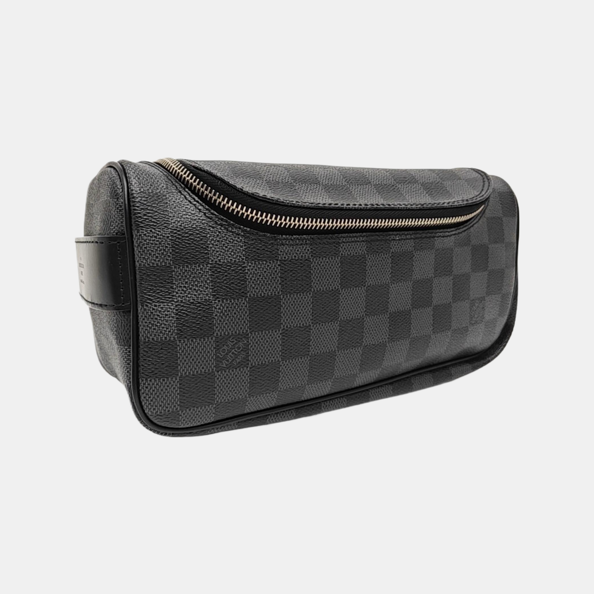 Damier Graphite Coated Canvas Clutch Gray