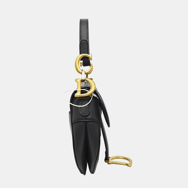 Saddle Mini Calfskin Black