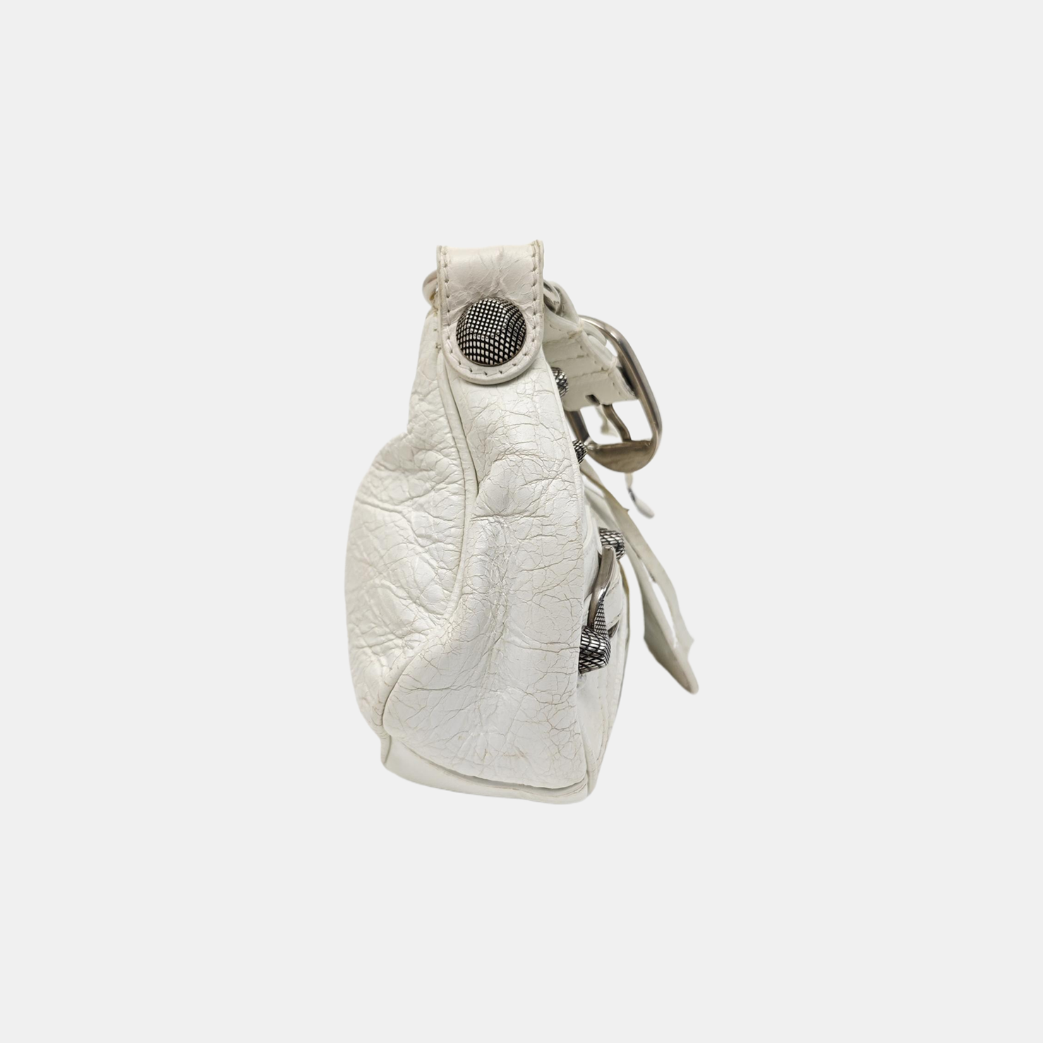 Le Cagole Mini Lambskin White