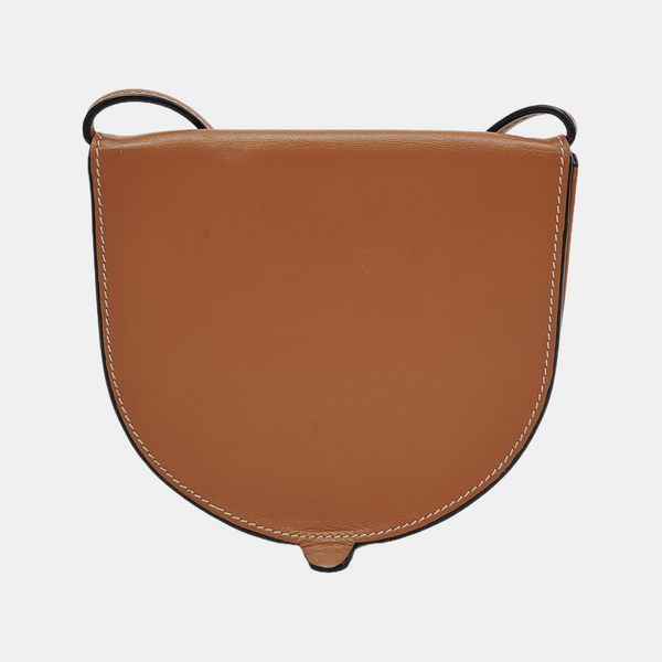 Authenticated pre-owned  Heel Small Calfskin Brown - Crossbody Bag at Looply