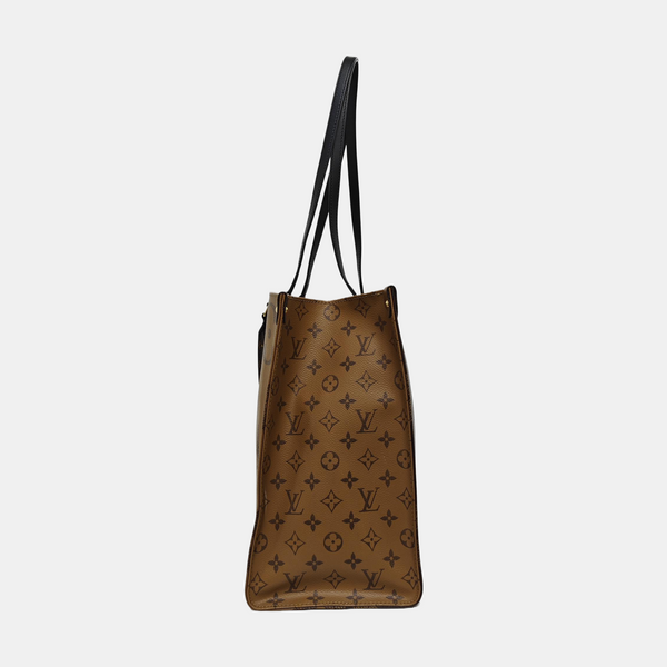 ONTHEGO GM Monogram Coated Canvas Brown