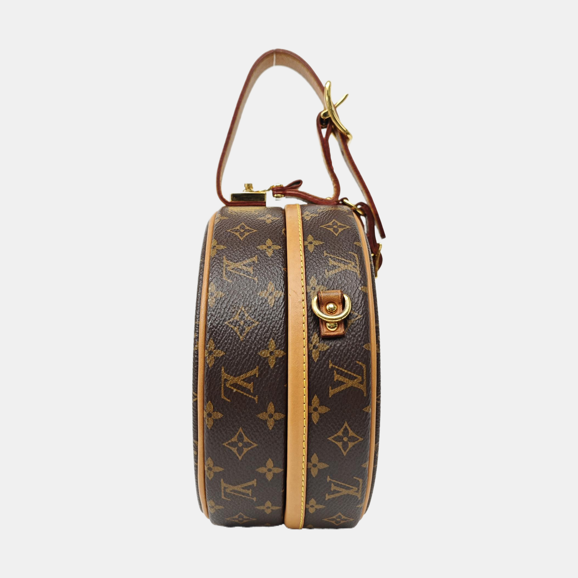 BOITE CHAPEAU PM Monogram Coated Canvas Brown