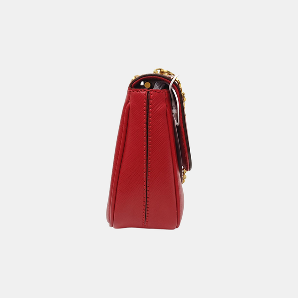 Calfskin Shoulder Bag Red