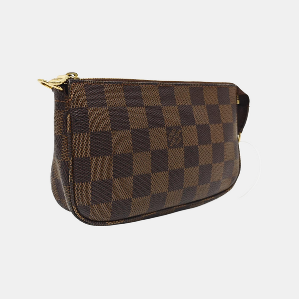 ACCESSOIRES MM Damier Ebene Coated Canvas Brown
