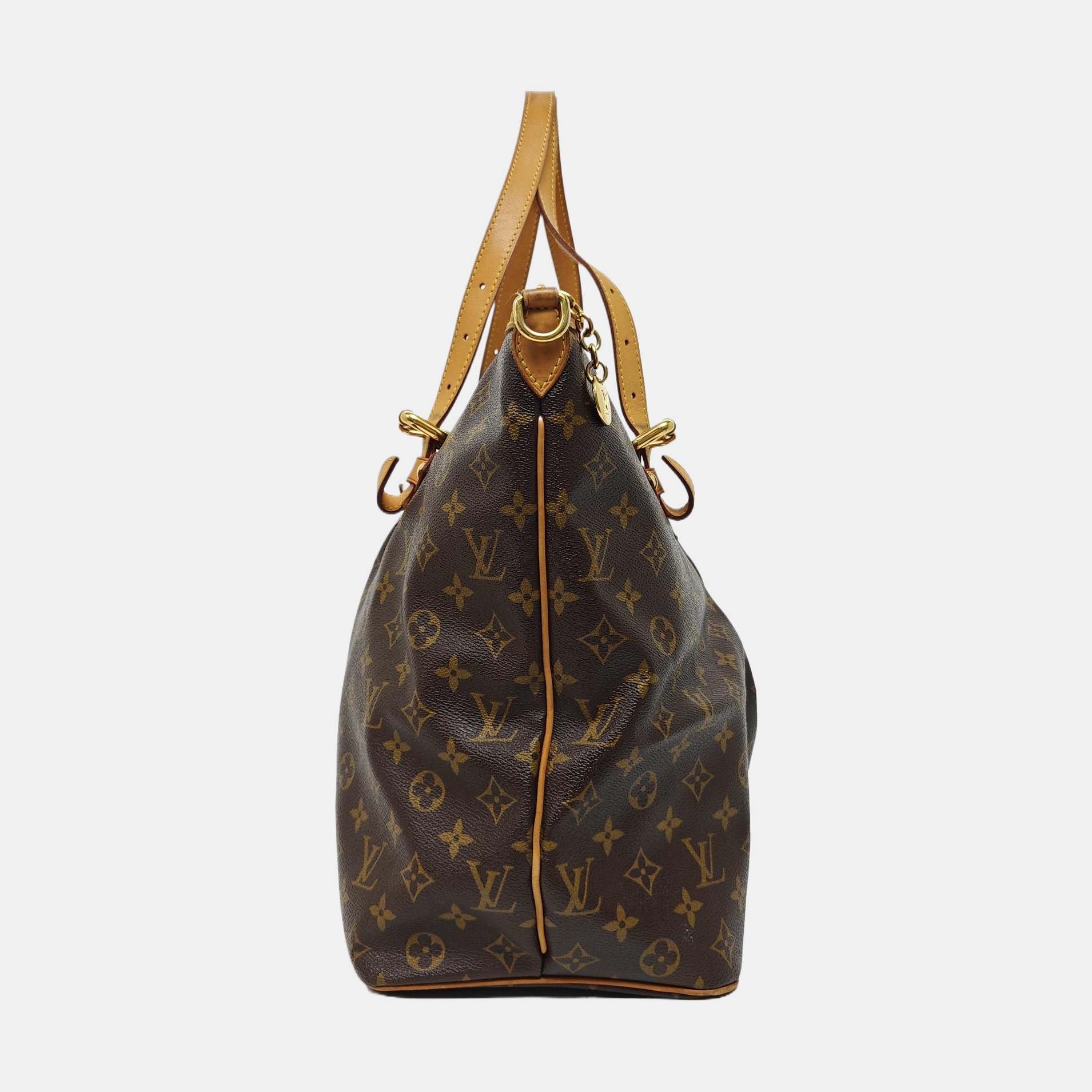 PALERMO GM Monogram Coated Canvas Brown