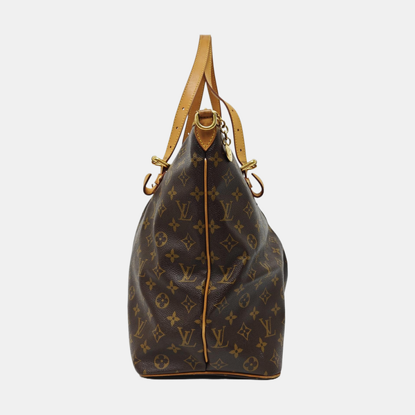 PALERMO GM Monogram Coated Canvas Brown
