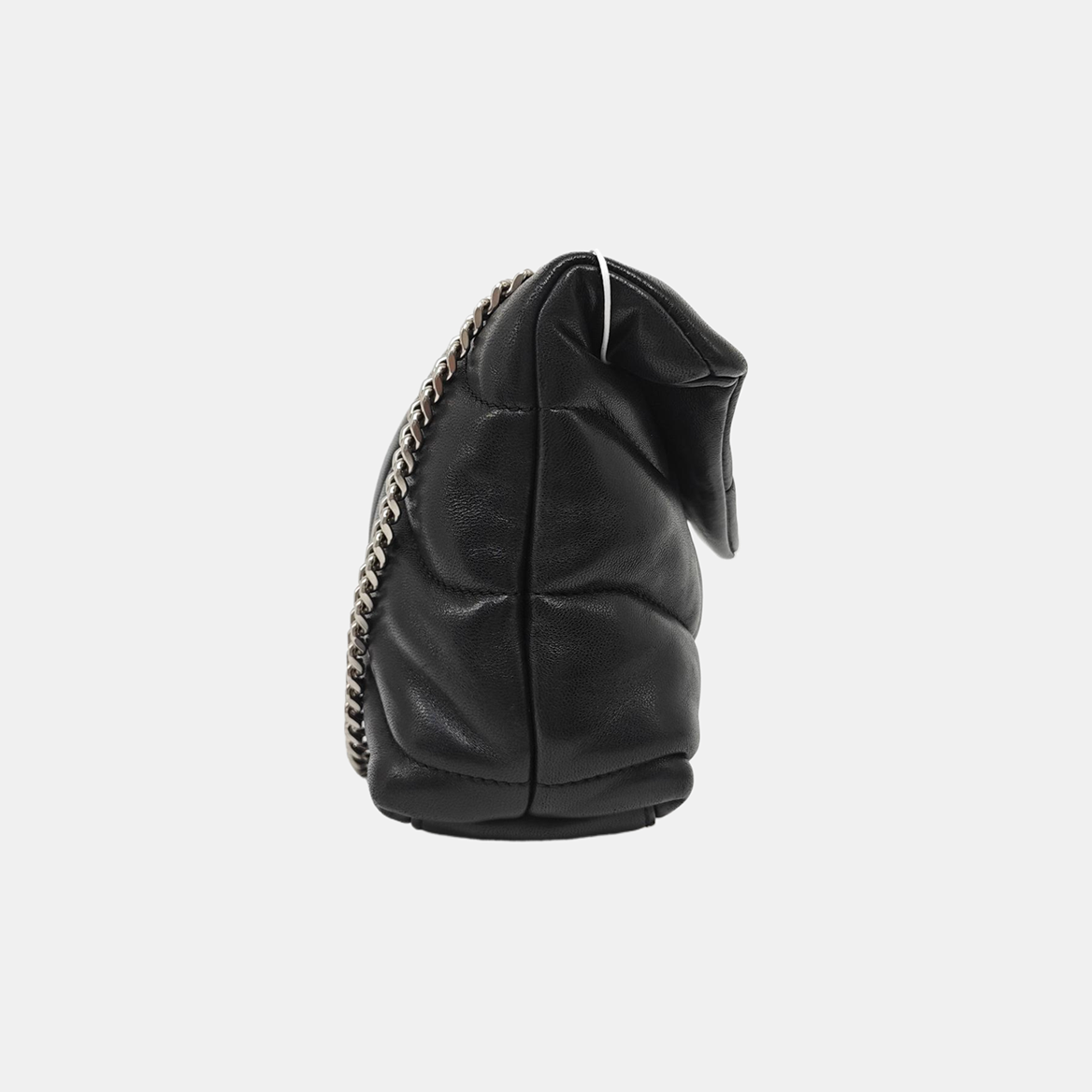 Quilted Calfskin Shoulder Bag Black