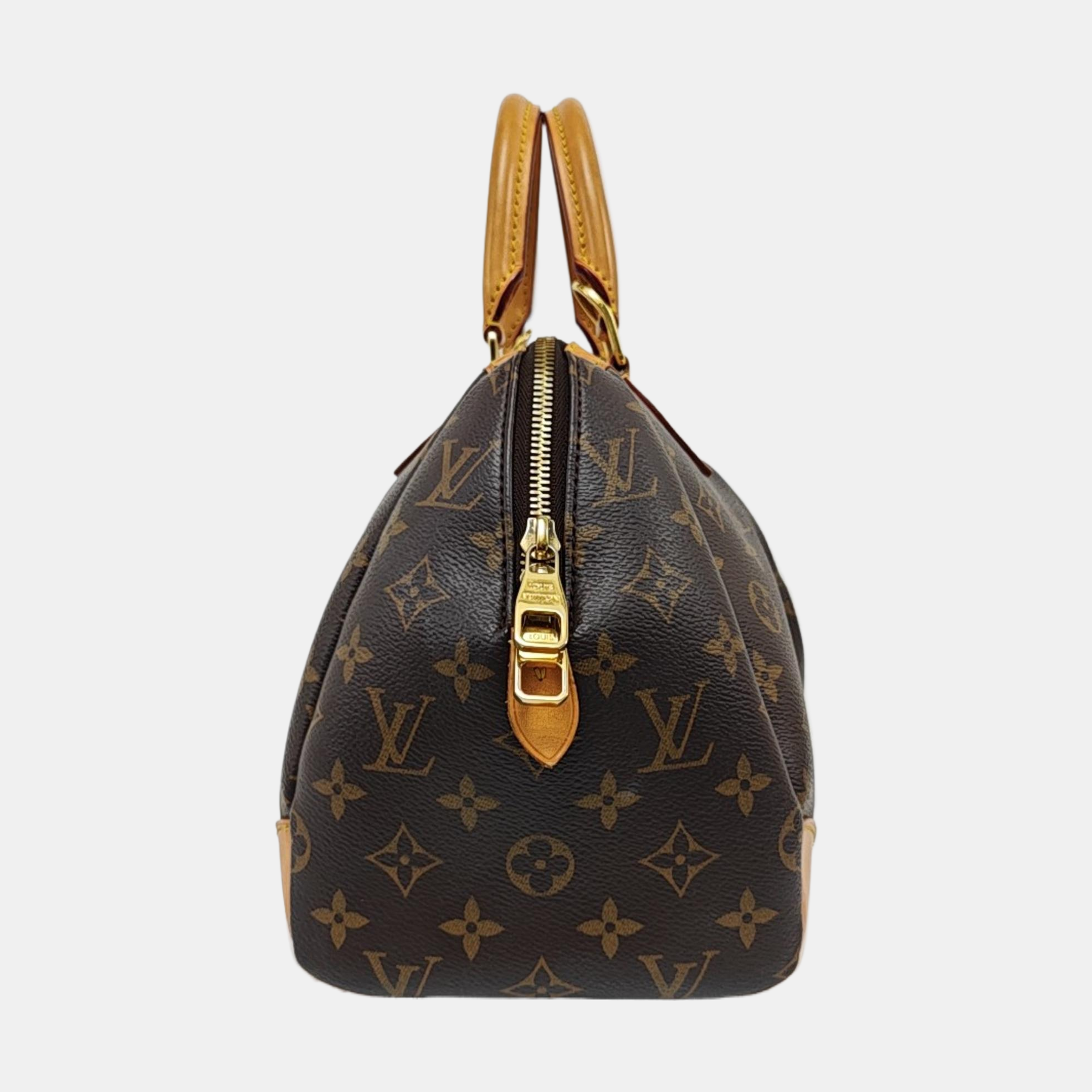 SEGUR Monogram Coated Canvas Brown