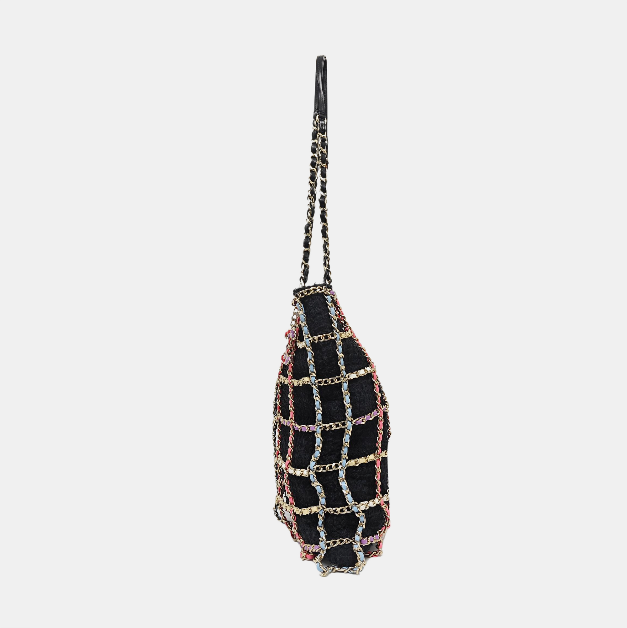 Fabric Top Handle Bag Black