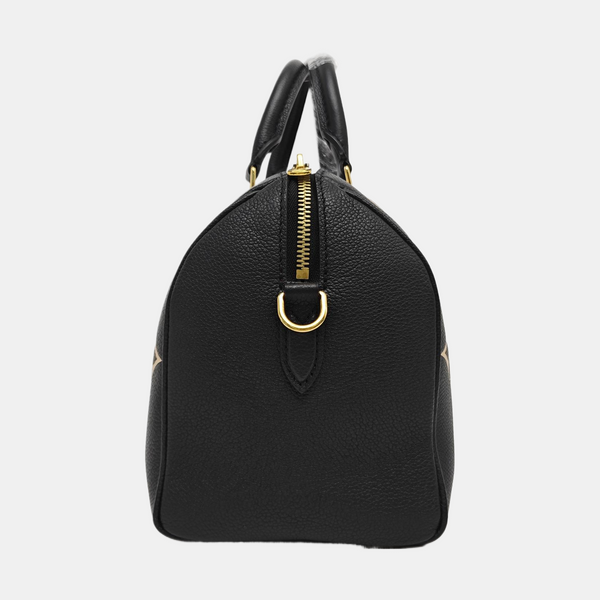 SPEEDY 25 Monogram Calfskin Black