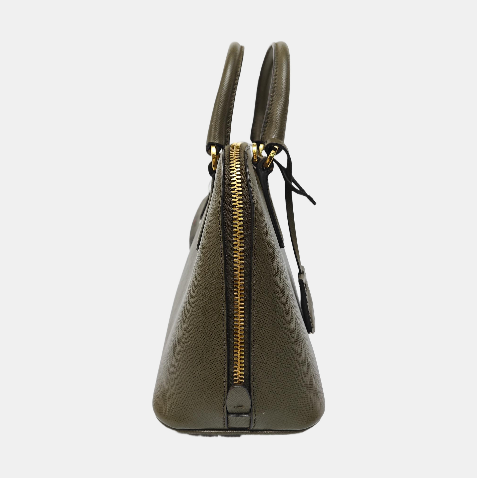 Promenade Small Saffiano Calfskin Green