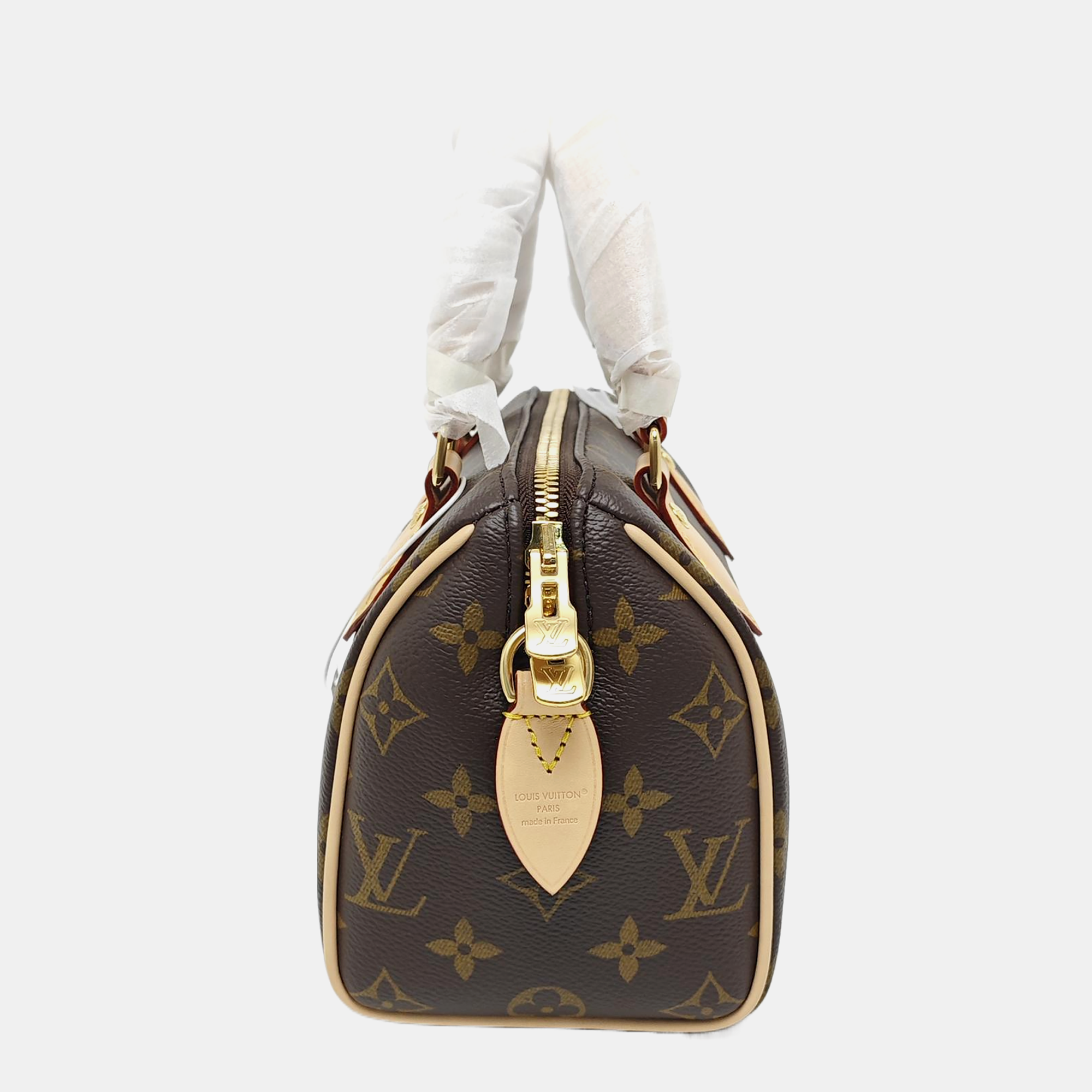 SPEEDY 20 Monogram Coated Canvas Brown