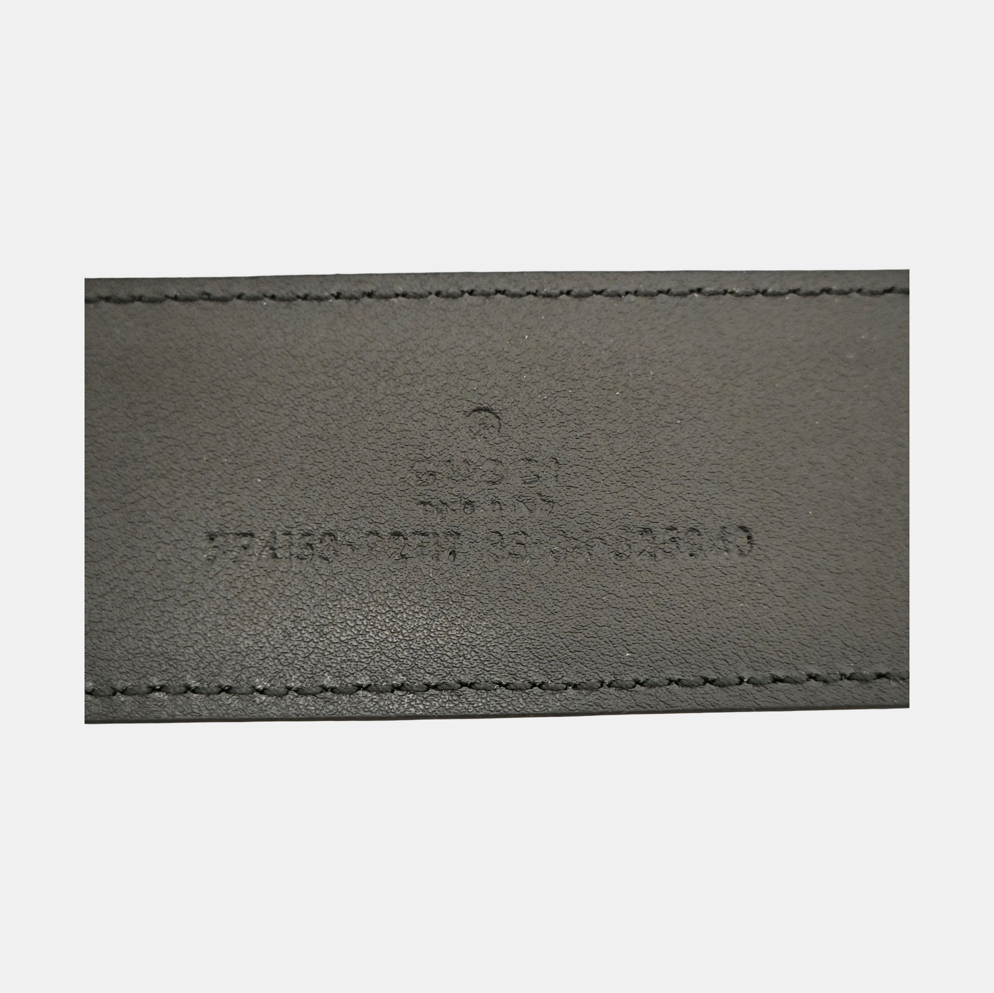 Coated Canvas Belt Black