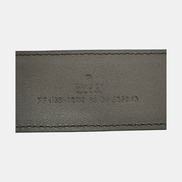 Coated Canvas Belt Black