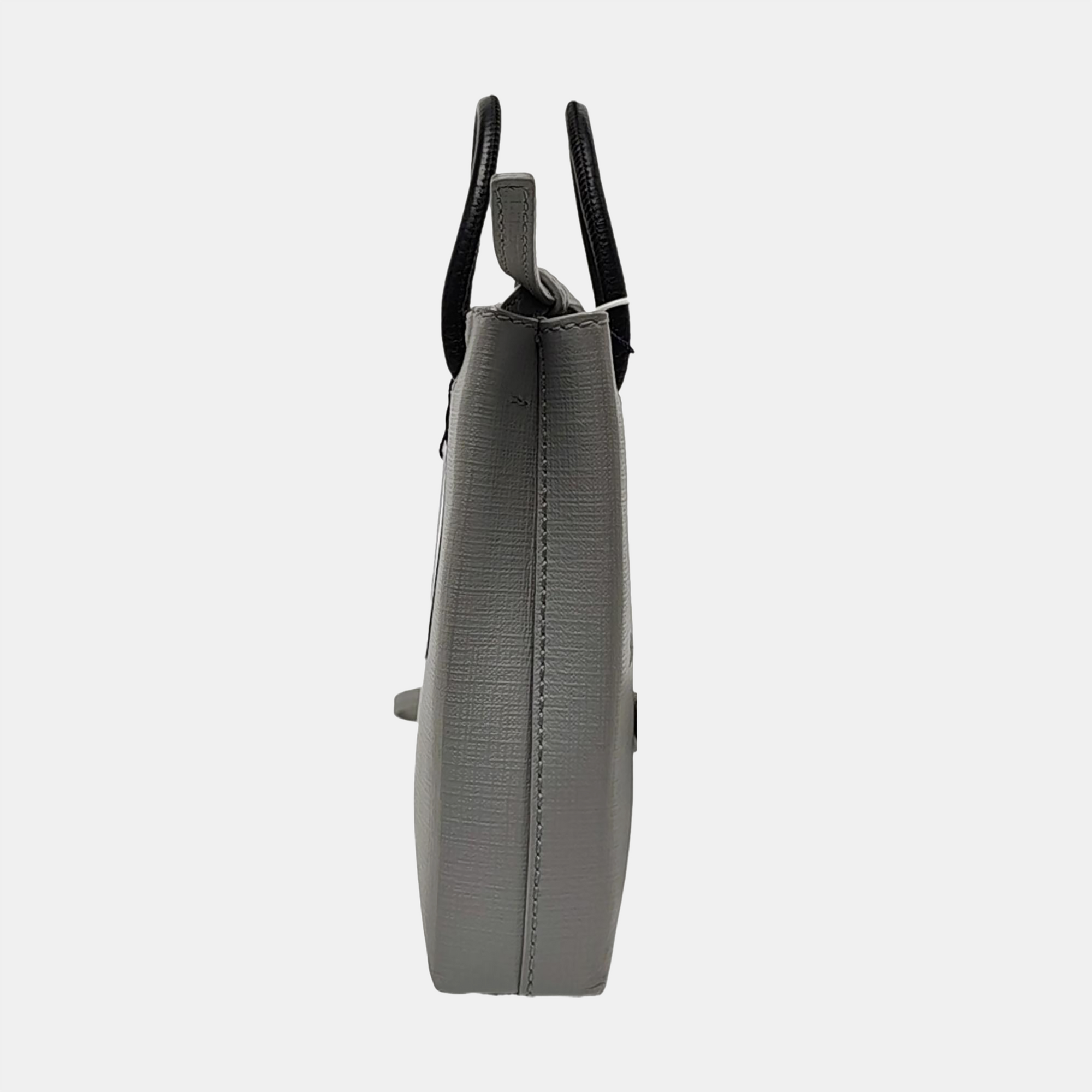 Shopping Bag Calfskin Gray