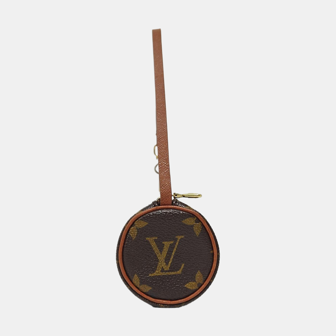 PAPILLON Mini Monogram Coated Canvas Brown