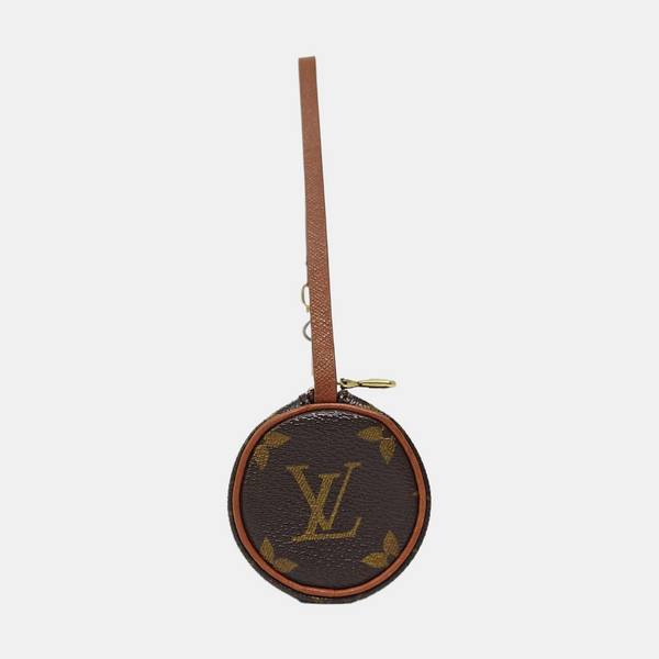 PAPILLON Mini Monogram Coated Canvas Brown